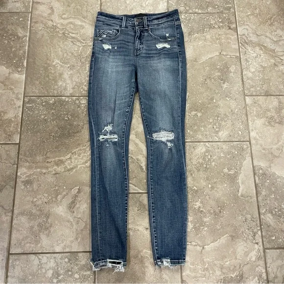 Buckle Black Women’s Fit No 35 Ankle Skinny Jeans Sz 28‎ x 29 - Picture 4 of 16